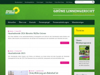 gruene-linsengericht.de Webseite Vorschau