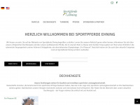 sportpferde-ehning.com Webseite Vorschau