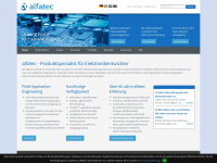alfatec.de Webseite Vorschau