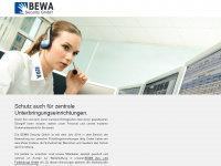 bewa-security.de Webseite Vorschau
