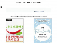 prof-jens-weidner.de Webseite Vorschau