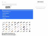 ghw-modellbau.de Webseite Vorschau