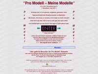 promodell.de Webseite Vorschau