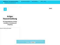hausverwaltung-krueger.de Webseite Vorschau