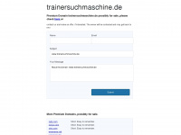 trainersuchmaschine.de Webseite Vorschau