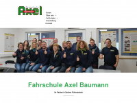 fahrschule-axel-baumann.de Webseite Vorschau
