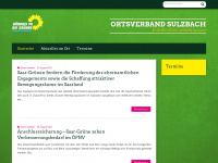 gruene-sulzbach.de Webseite Vorschau