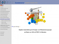 hammerer.cc Webseite Vorschau