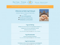hatha-yoga-freiburg.de Webseite Vorschau