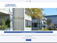 gruenig-immobilien.de Webseite Vorschau