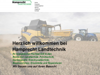 hamprecht-landtechnik.de Webseite Vorschau