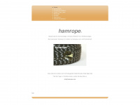 hamrope.de Webseite Vorschau