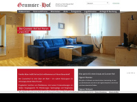 grumserhof.com Webseite Vorschau
