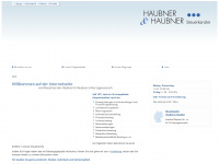 haubner-steuerberatung.de Webseite Vorschau