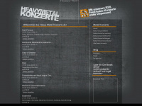 heavy-metal-konzerte.de Webseite Vorschau