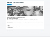 hauer-engineering.de Webseite Vorschau