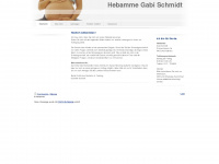 hebamme-gabi-schmidt.de Webseite Vorschau