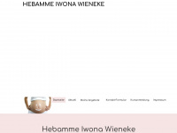 hebamme-iwona-wieneke.de Webseite Vorschau
