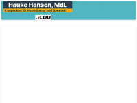 hauke-hansen.de Webseite Vorschau