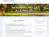 hebamme-nelli-kleinkauf.de Webseite Vorschau