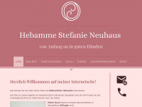 hebamme-neuhaus.de Webseite Vorschau