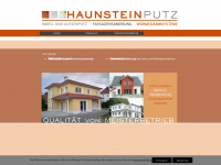 haunsteinputz.de Webseite Vorschau
