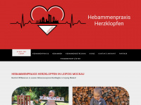 hebammenpraxis-herzklopfen.com Webseite Vorschau