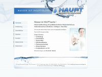 haupt-wassertechnologie.de Webseite Vorschau
