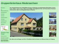 gruppenferienhaus-altenau.de Webseite Vorschau