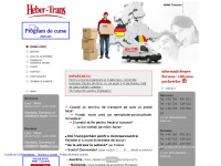 heber-trans.eu Webseite Vorschau