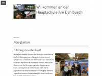 hauptschule-am-dahlbusch.de Webseite Vorschau