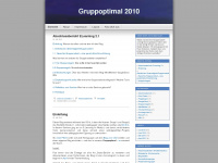 gruppoptimal.wordpress.com Webseite Vorschau