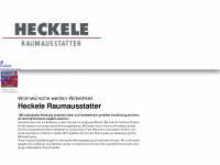 heckele-raumausstatter.de Webseite Vorschau