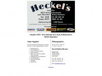 heckels-kfz.de Webseite Vorschau