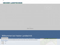 hecker-landtechnik.de Webseite Vorschau