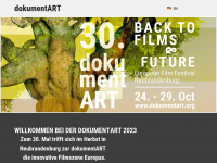 dokumentart.org Webseite Vorschau