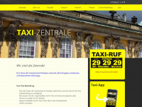 taxi-potsdam.de Webseite Vorschau