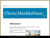 chorus-musikkabinett.de Webseite Vorschau