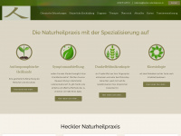 heckler-naturheilpraxis.de Webseite Vorschau