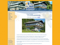 haus-alpina.com Webseite Vorschau