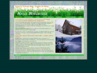 haus-bergwiese.de Webseite Vorschau