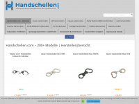 handschellen.com Webseite Vorschau