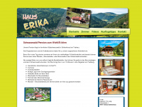 haus-erika.net Webseite Vorschau