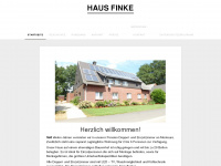 haus-finke.de Webseite Vorschau