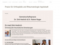 hedrich-rheumapraxis.de Webseite Vorschau