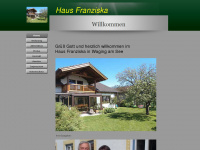 haus-franziska-waging.de Webseite Vorschau