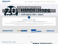 handsofhope.de Webseite Vorschau