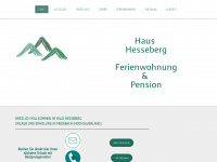 haus-hesseberg.de Webseite Vorschau