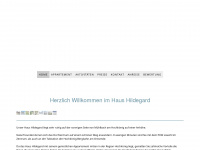 haus-hildegard.info Webseite Vorschau