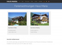 haus-maria.com Webseite Vorschau